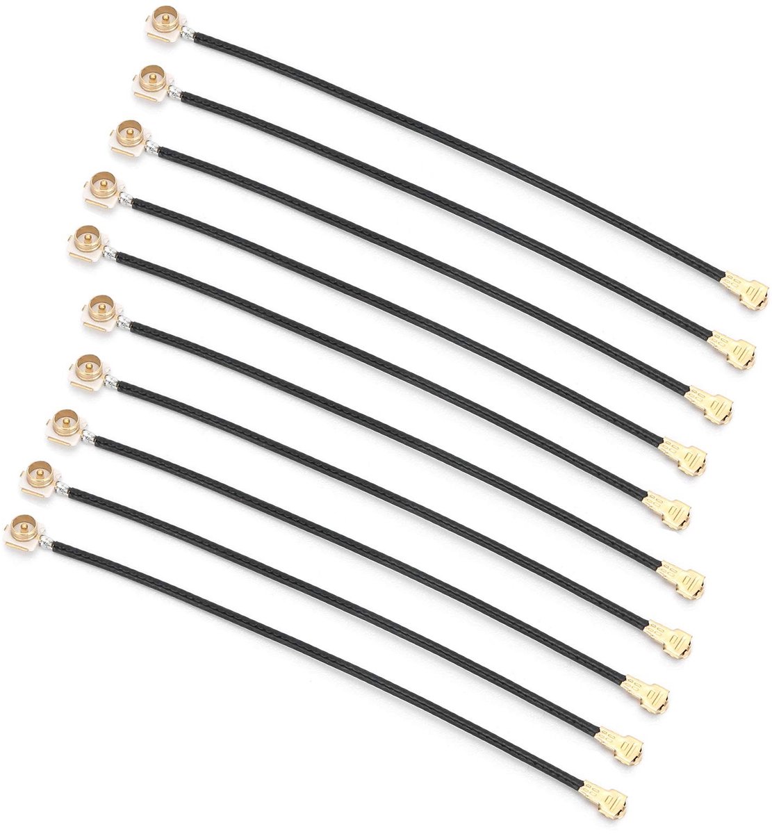 Store_8 - 10 Stuks - 4 MH4 Gen4 Vrouwelijk Naar - 1 Kabel - Compact en Lichtgewicht - 4 MHF4 Gen4 Vrouwelijk Naar - 1 Connector voor Wifi-ne...
