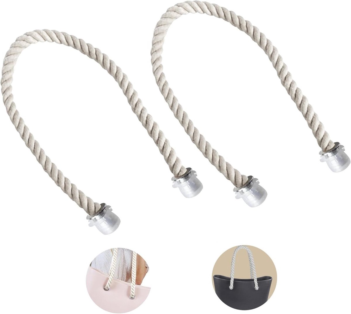 Vervangende Mini Cord Handgreep voor Dameshandtassen, Waterdichte Canvas Inzet en Accessoires voor Handtassen
