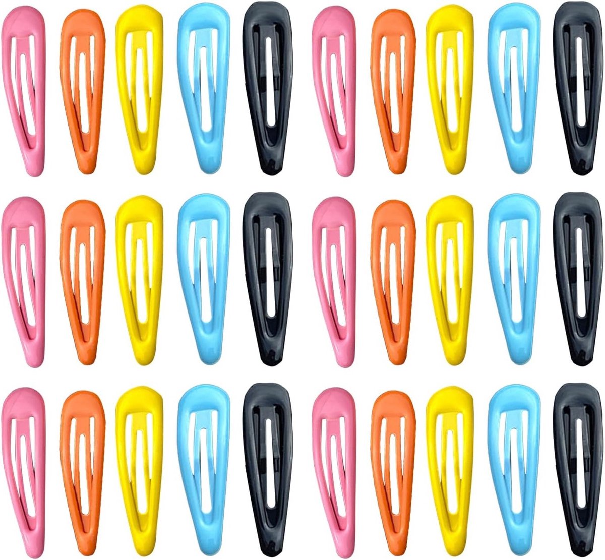 30 Stuks Kleurige Haarspelden voor Kinderen, Niet-Slip Mini Haarclips voor Meisjes en Vrouwen, Ideaal voor Feestjes en Dagelijks Gebruik
