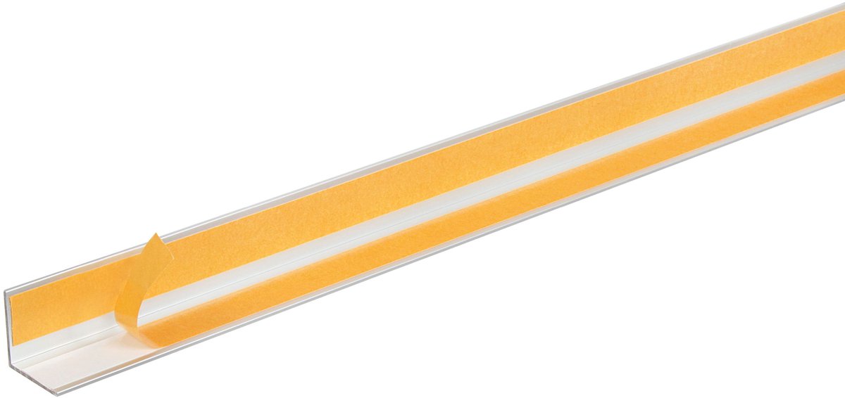 Alberts 433574 hoekprofiel | zelfklevend | aluminium, zilverkleurig geanodiseerd | 1000 x 30 x 30 mm