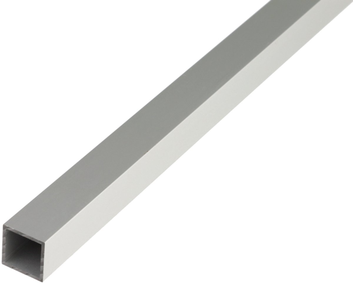 Alberts 499242 vierkante buis | aluminium, naturel | 1000 x 30 x 30 mm | set van 2