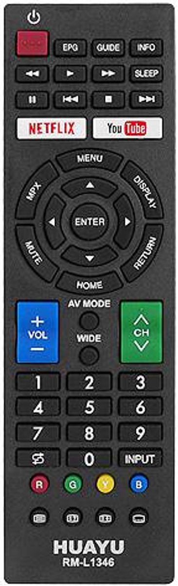 Sharp RM-L1346 Serie - TV Afstandsbediening - Netflix - YouTube