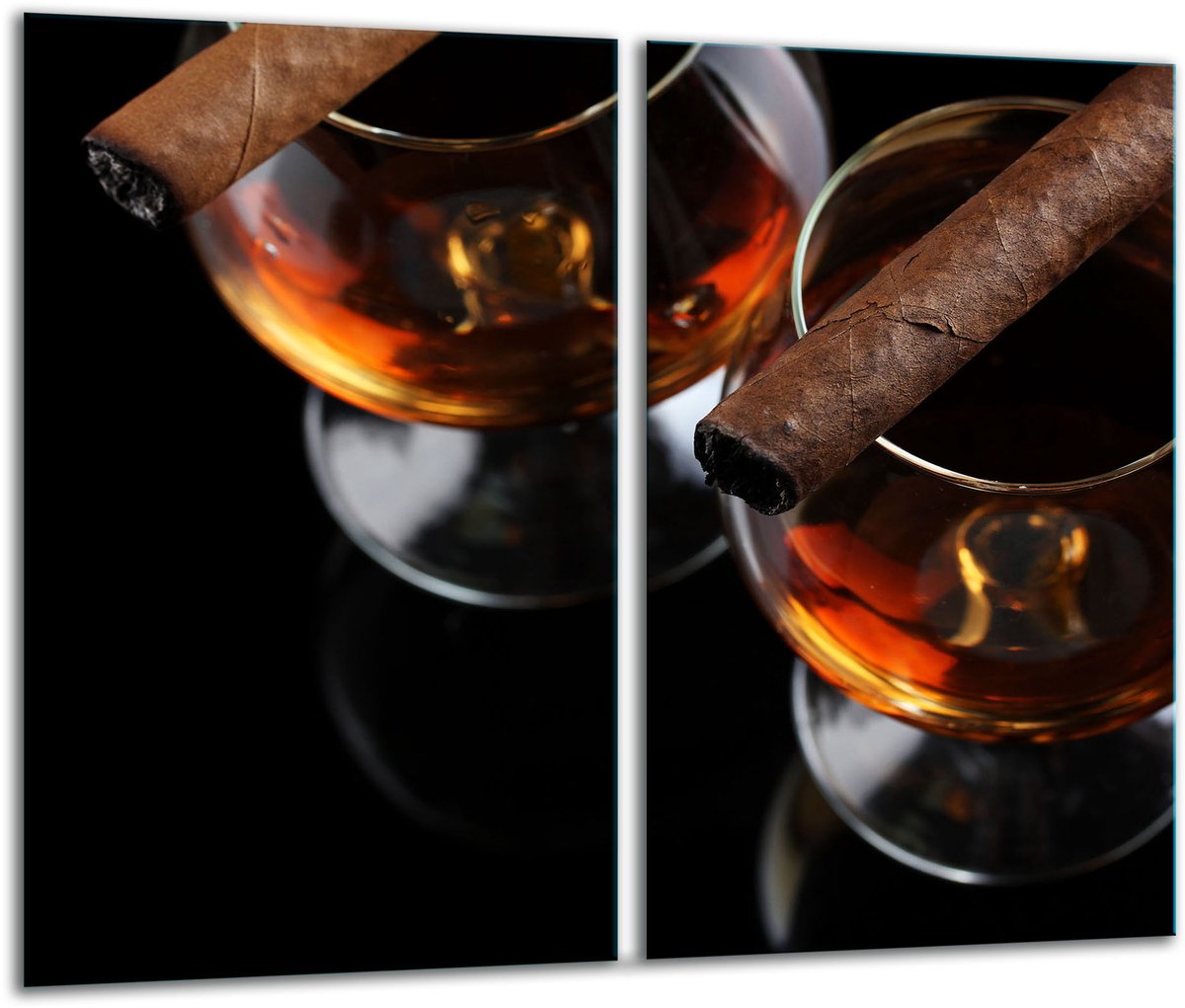 TMK ArtDeko - Snijplank - Glas - 2x 30x52 cm - Inductie