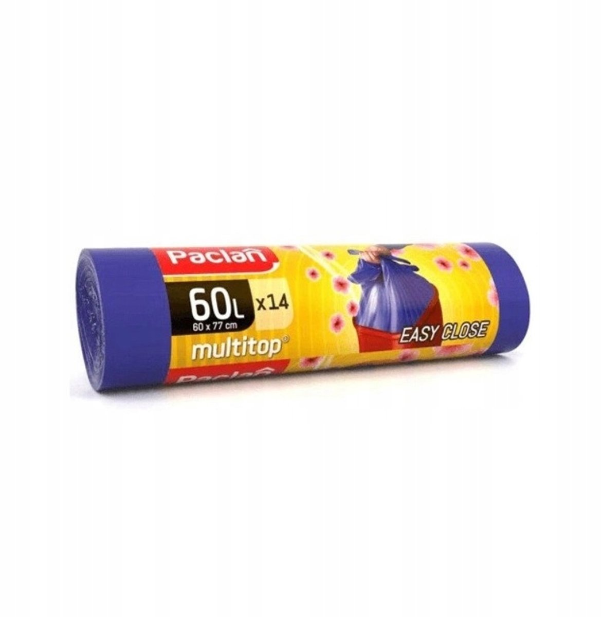 Paclan Multitop - Vuilniszakken - 60L - 14 Stuks - Lavendelgeur