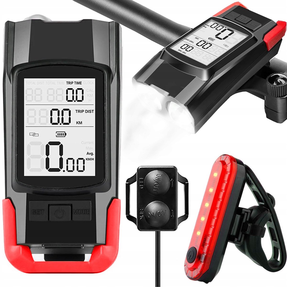 Hangzhou A Link Star Technology BK-1920 - Fietsverlichting - Rood - LED - 3W1