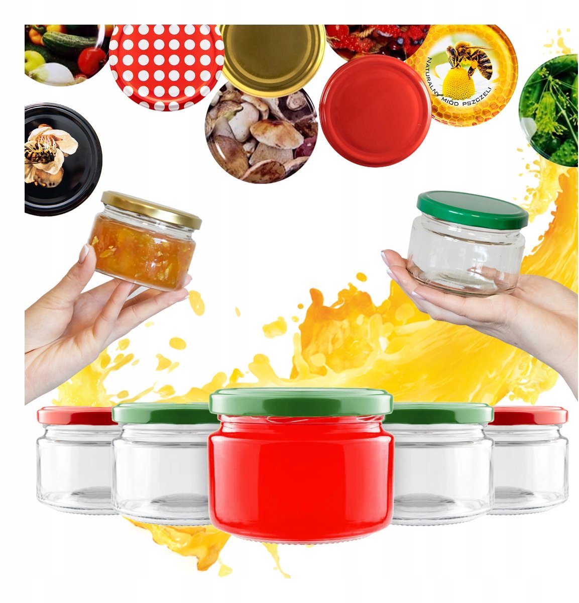 Bimberek - Glazen Pot - 265ml - Wide Opening - Stapelbaar
