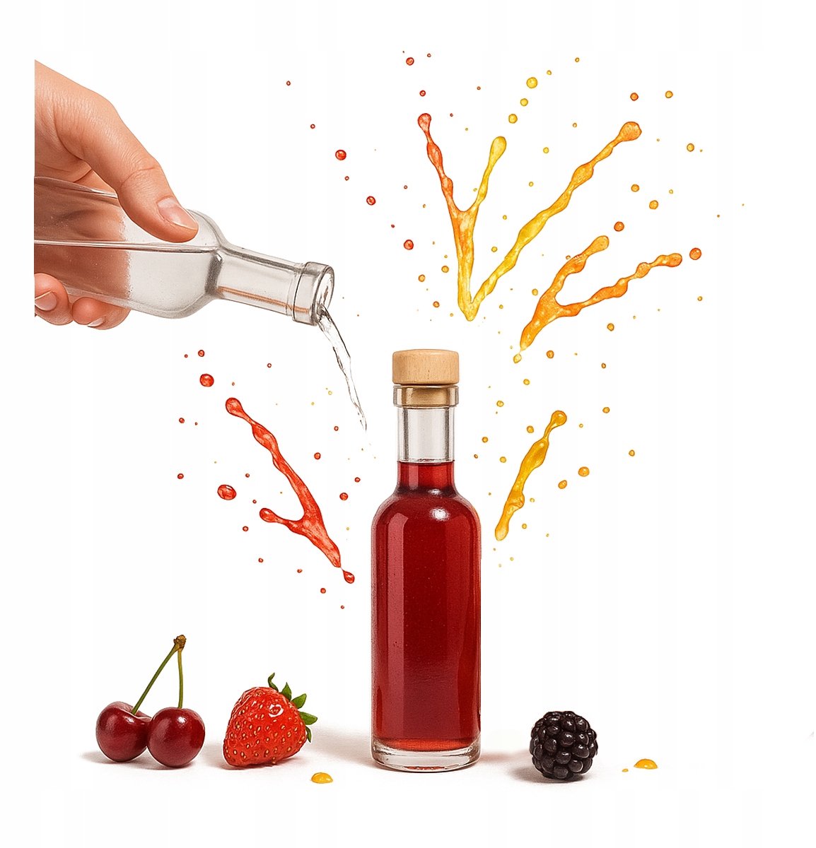 Bimberek Futura - Glazen Fles - 100ml - Met Kurk - Voor Wijn en Likeur
