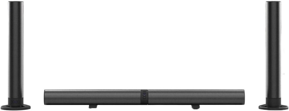 Soundbar Systeem - Home Cinema - Films Muziek Games - Afneembaar 2-in-1 - 40cm Breed - Zwart