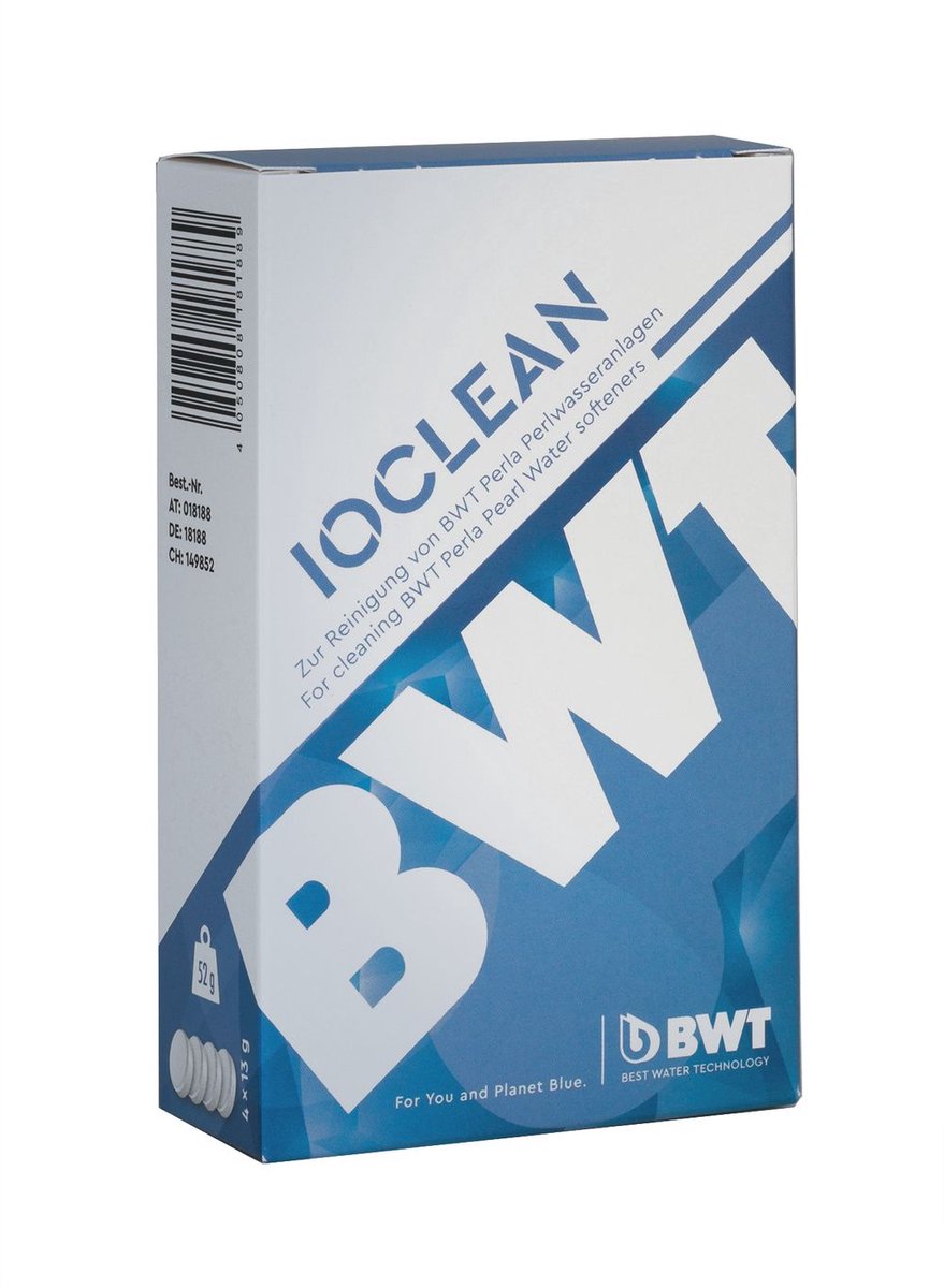 BWT IOCLEAN - ioclean - vroeger stericlean - reinigingstabletten waterverzachter - waterontharder - voor BWT Perla