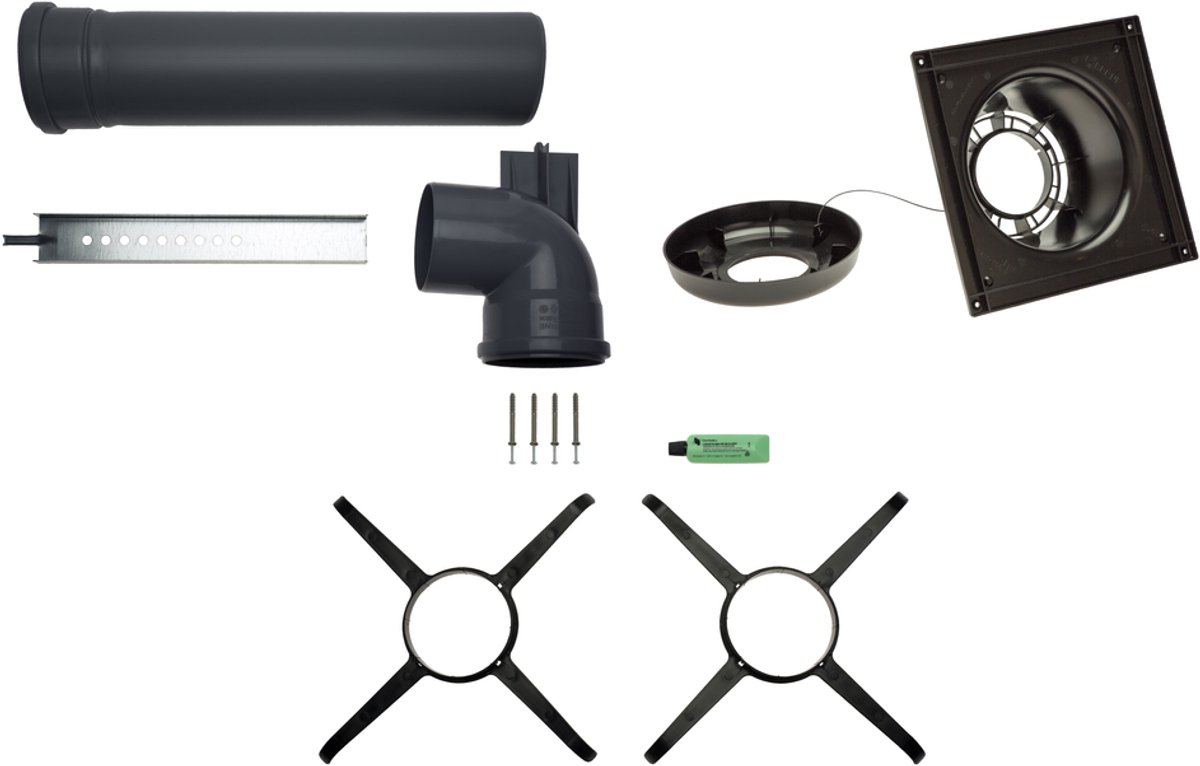 Brötje Basisbouwpakket schachtdoorvoer v.1xrookgasleiding DN 110 bij 1 x BK 80, 995948