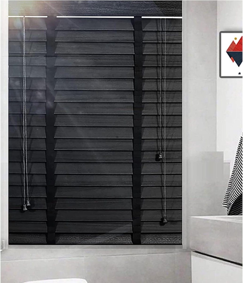 Houten Jaloezieën - Horizontale Blinds - Raamdecoratie - 50 mm Lamellen - 57 x 102 inch -