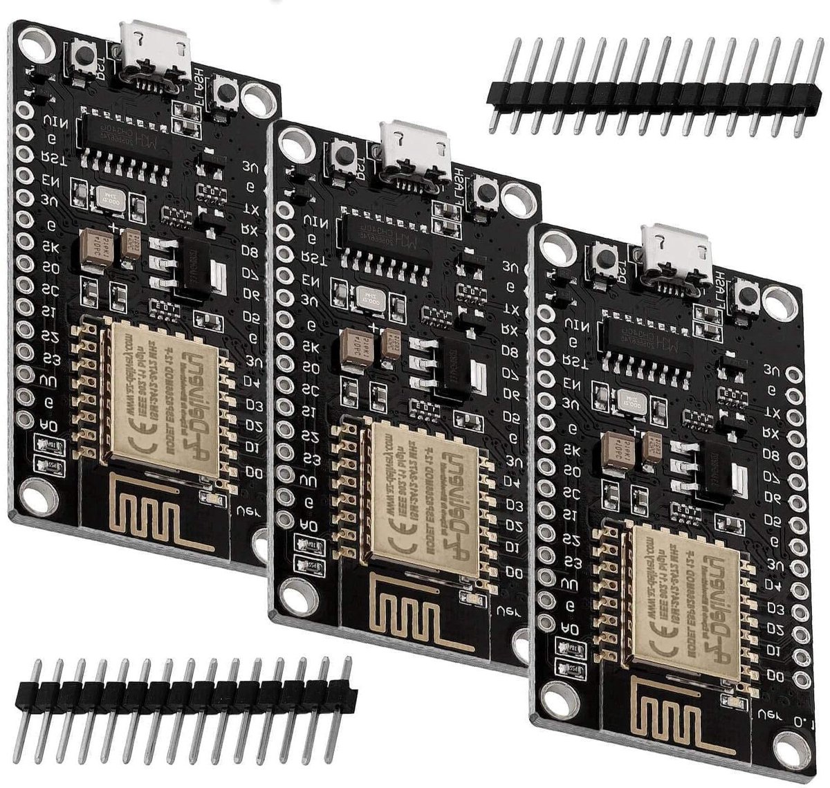 Ontwikkelingsbord - Microcontroller Module - IoT Projecten - Ingebouwde Wifi - 58 x 31 x 13 mm - Groen