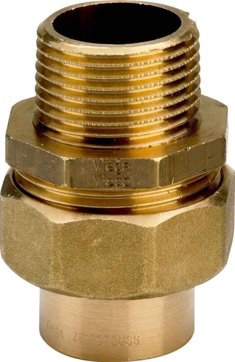 Viega Overgangskoppeling, d 18mm, R 1/2 roodkoper Model 94343G, 111984