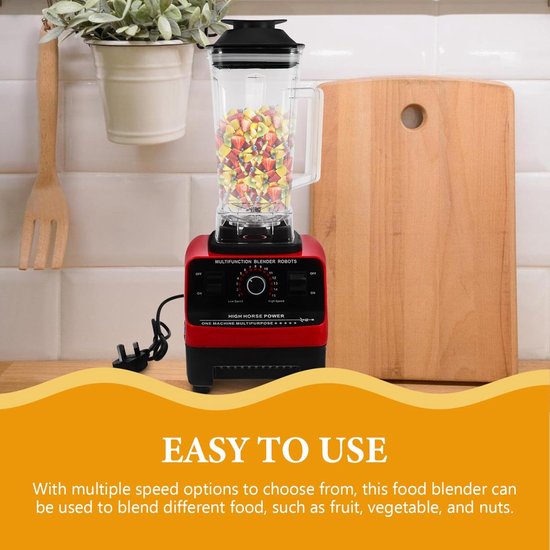 Blender Cups Met Deksel - Mixer Bekers Reserveonderdelen - Smoothies Maken - Transparant Plastic - 2 Liter - Transparant — afbeelding 2