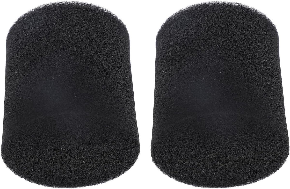 Luidsprekerpoort Spons - Basreflex Plug - Akoestische Verbetering - Hoge Dichtheid Schuim - 55mm Diameter - Zwart