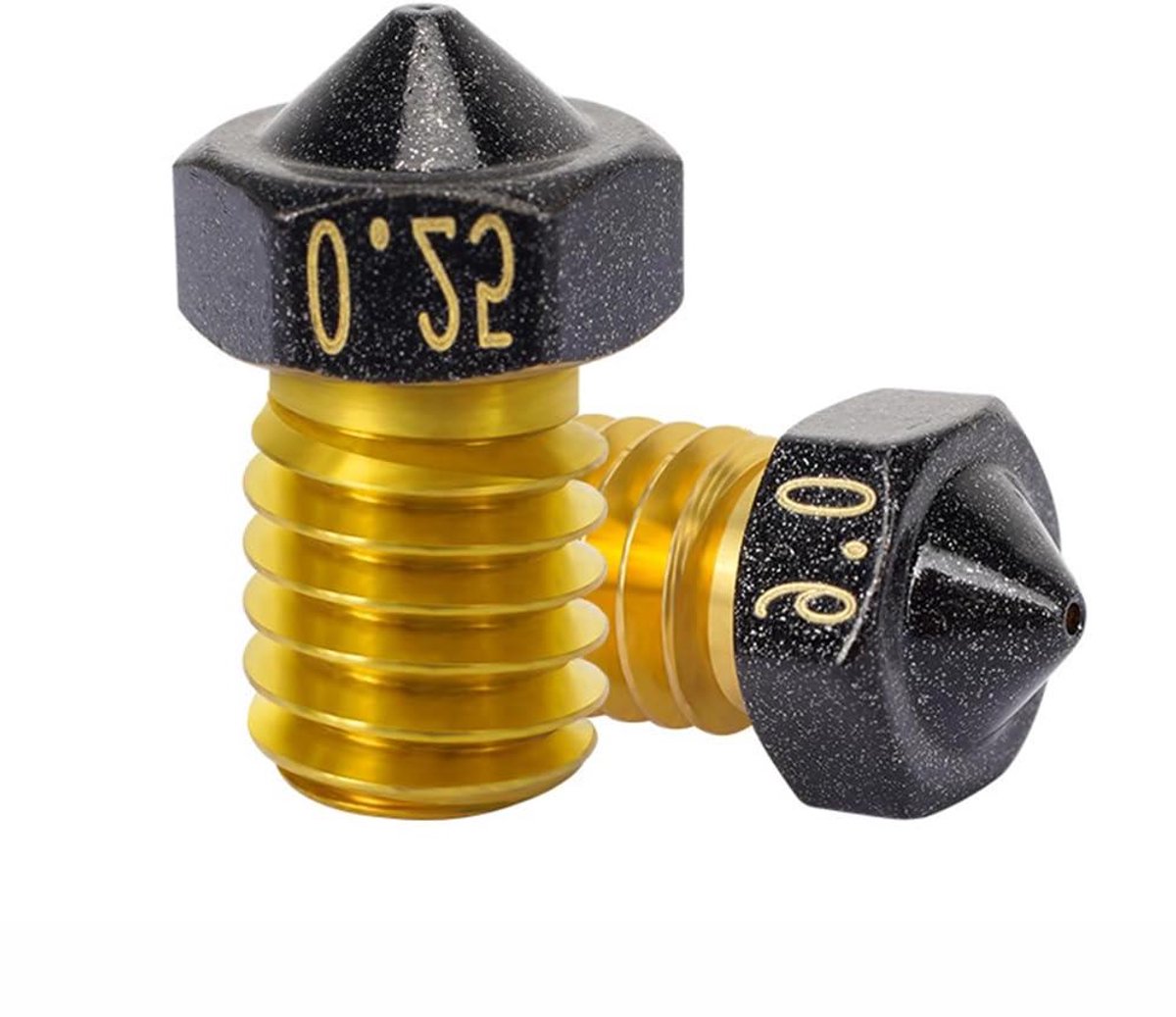 3D Printer Mondstuk - Messing Mondstuk - Precisie Printen - Teflon Gecoat - 0.8 mm - Messing