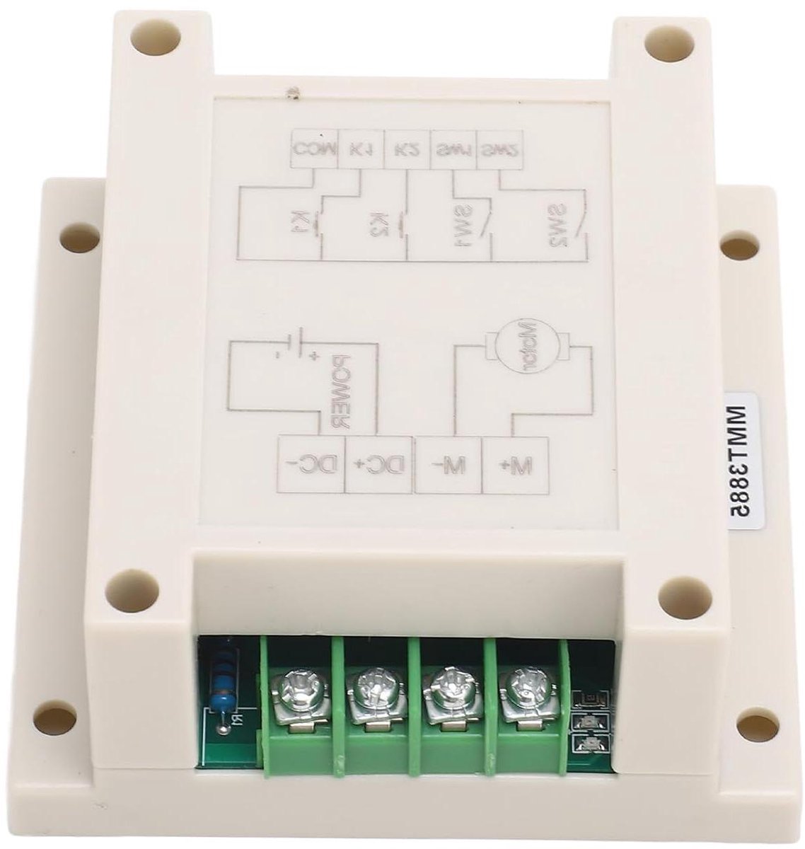 Motor Controller - Afstandsbediening Module - Omkeerbare Motor - Twee Modi - 12-24V DC - Zwart