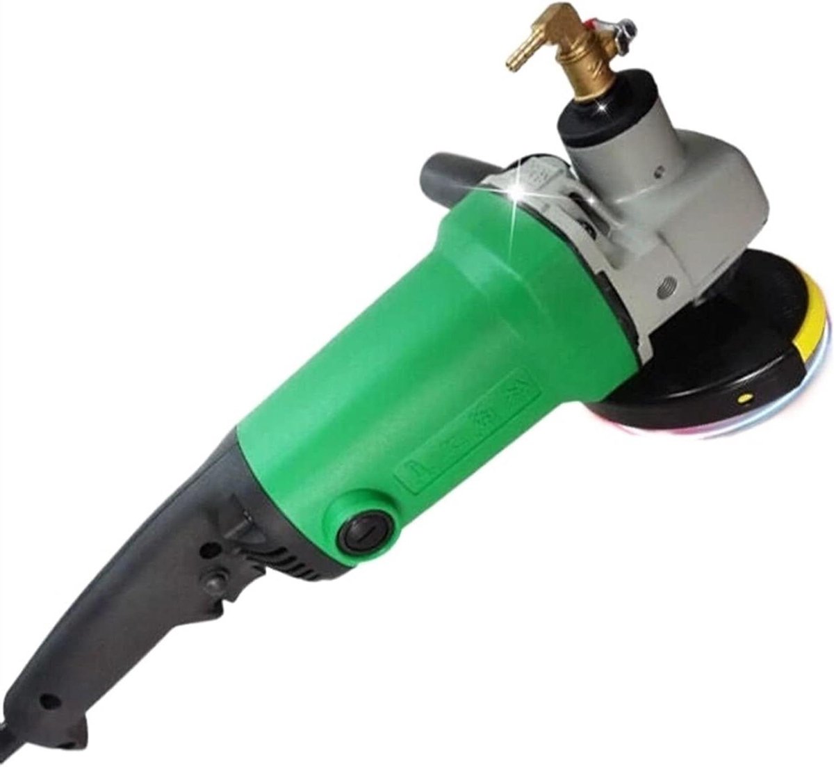 Natte polijstmachine - Watermolen slijper - Steen bewerken - Variabele snelheid - 100 MM - Zwart