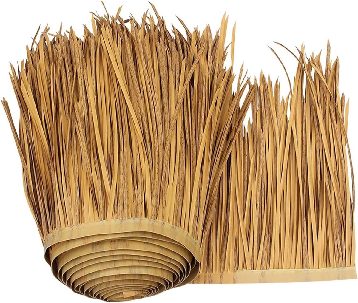 Dakbedekking Stro - Kunstmatig Riet - Tuindecoratie - Weerbestendig Materiaal - 50 cm Bree
