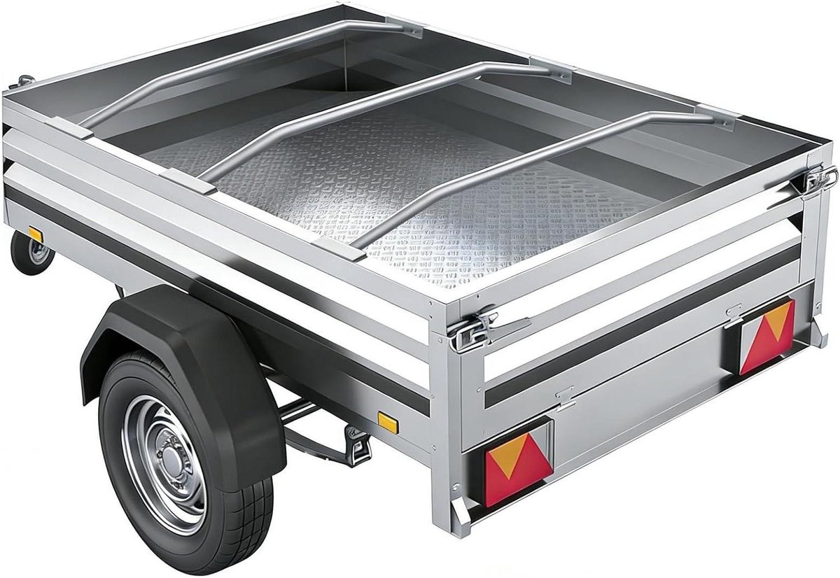 Afdekzeil Stangen - Spanstangen Trailer - Transport Beveiligen - Traploos Verstelbaar - 100-145 cm - Aluminium
