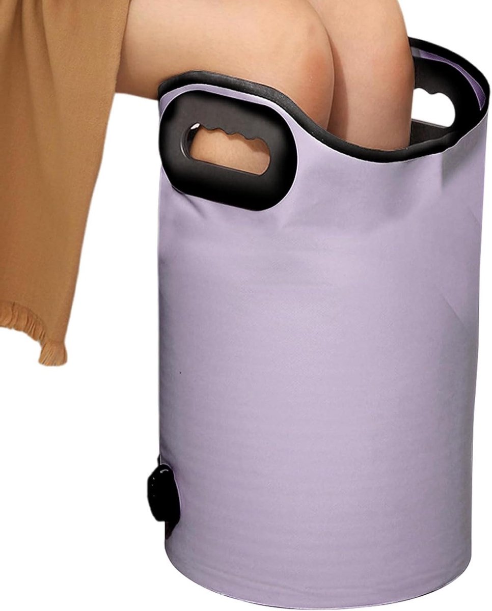 Voetbad Emmer - Opvouwbare Spa - Voetverzorging Thuis - Hygiënisch Ontwerp - 23 Liter - Donkerpaars
