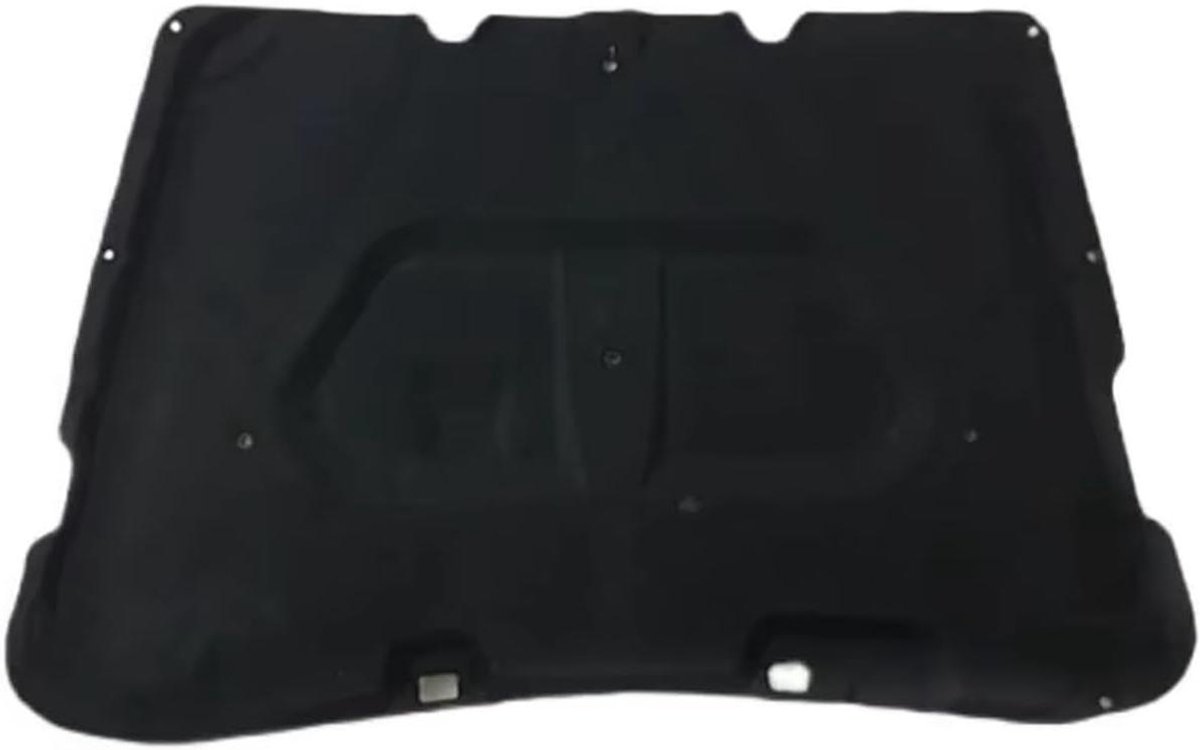 Motorkap Isolatie - Warmte katoen - Geluidsisolatie Auto - Vlamvertragend Materiaal - 100 mm - Zwart