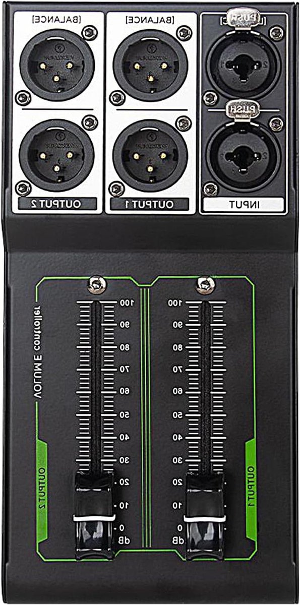 Volumeregelaar Controller - Audio Besturing - Studio Geluid - Passieve Werking - 70mm Fader - Zwart