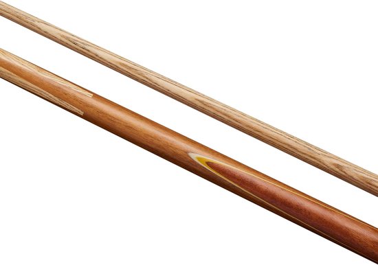 Snooker Pool Keu - Biljart Keu Stick - Biljart Spelen - Messing Schroefverbinding - 57 inch - Bruin Geel — afbeelding 3