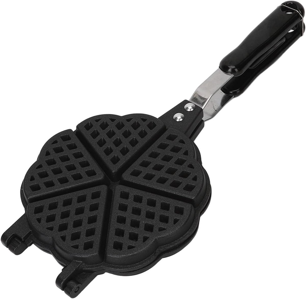 Compacte wafelpan voor veelzijdig gebruik - Aluminiumlegering - 15x37 cm