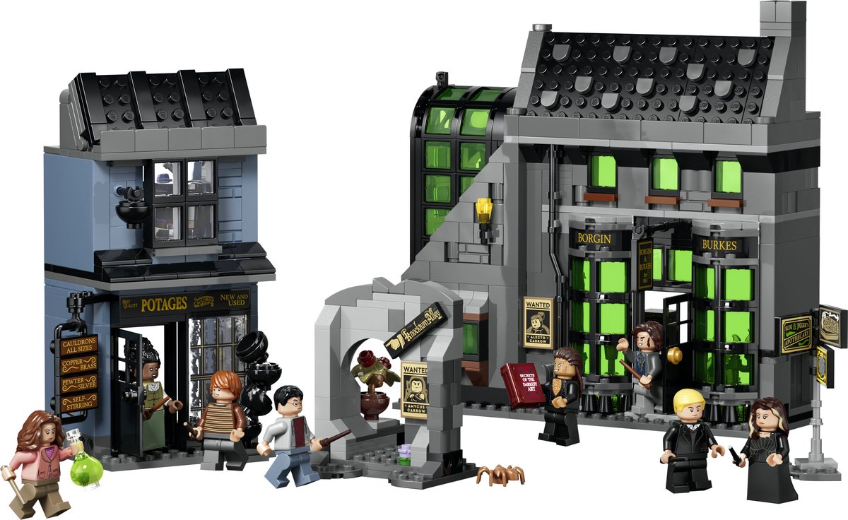 LEGO Harry Potter Verdonkeremaansteeg Tovenaarswinkels Speelgoedwinkel Set voor Kinderen 76471 — afbeelding 4