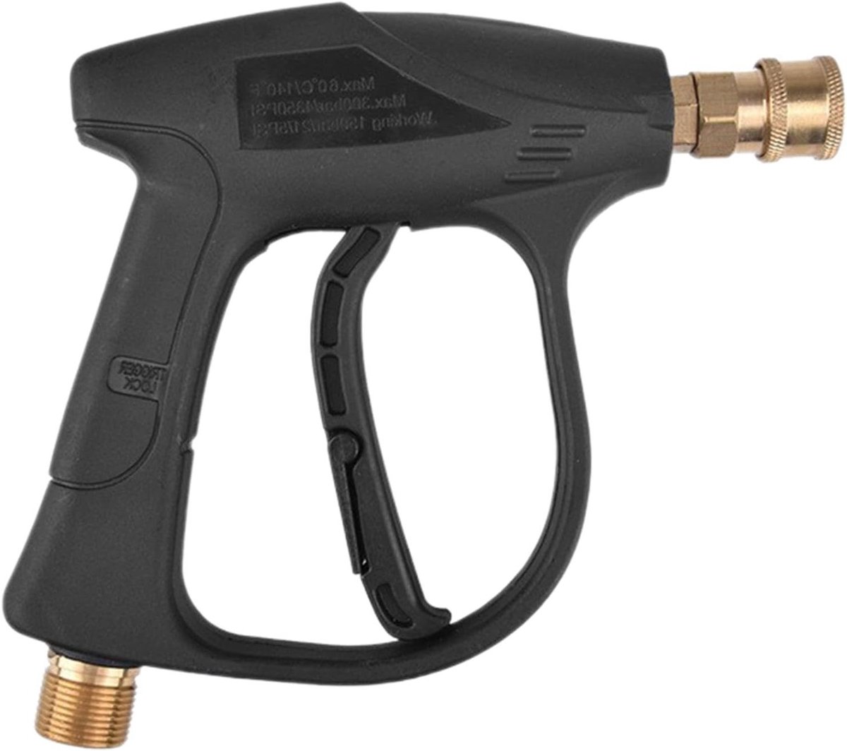 Hogedrukreiniger Accessoire - Korte spuitlans - Auto reinigen - Veelzijdige sproeipatronen - 20 cm - Meerkleurig