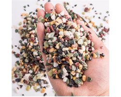Kristallen Grind Steen - Decoratie Steen - Aquarium Decoratie - Natuurlijke Helende Steen - 100 Gram - Paars
