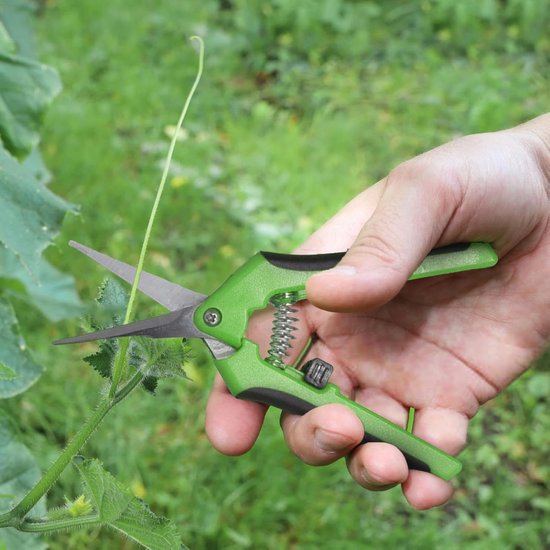 Tuinknipper - Snoeigereedschap - Planten Snoeien - Veilige Vergrendeling - 16.5 cm - Groen — afbeelding 4