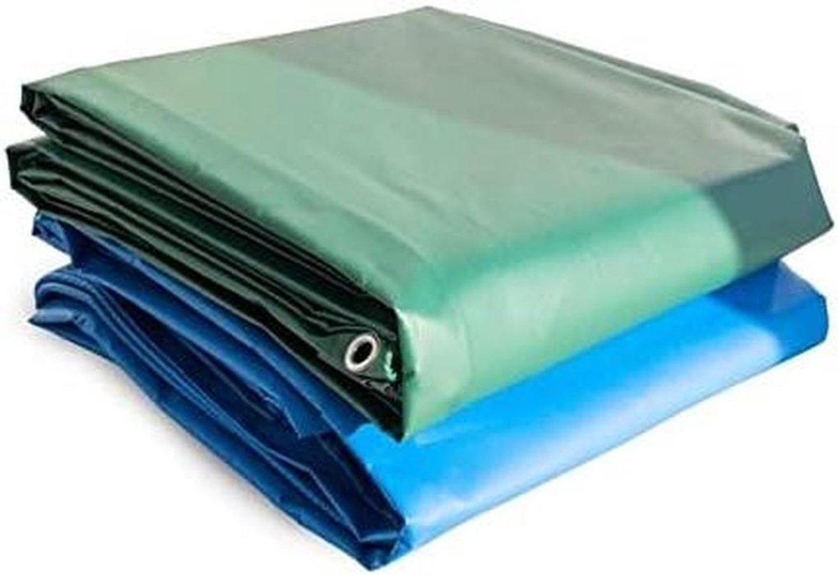 Afdekzeil - Beschermzeil Zeildoek - Vervoer Beschermen - Waterdicht Scheurbestendig - 2 x 3 m - Blauw