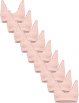Undiemeister Bralette Femme - Lot de 9 - Coutures plates - Tencel - Soutien-gorge - Blush Dusk (Rose clair) - Taille L