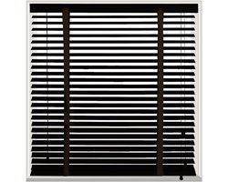 Houten Jaloezieën 50 mm Lamellen Houten Jaloezieën, 40 cm 60 cm 80 cm 100 cm 120 cm 160 cm Houten Luiken voor Thuis Privacygordijnen Verduis