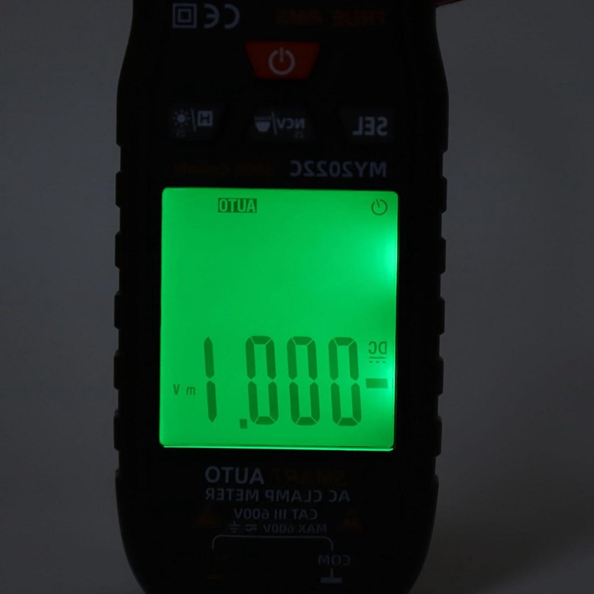 Digitale Stroomtang - Multimeter Tester - Elektrische Diagnostiek - Contactloze Spanningsdetectie - LCD Achtergrondverlichting - Zwart