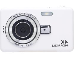 KIMISS 4K Digitale Camera voor Fotografie - Digitale Camera 50MP 4K High Definition 16X Zoom 2,4 Inch IPS-scherm Anti Shake Compacte Selfiecamera - Autofocus UHD 50MP Vloggen (64GB)
