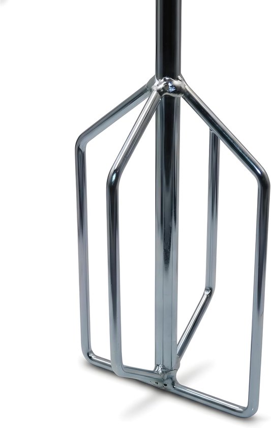 Mixer Opzetstuk - Roerstaaf - Bouwmaterialen Mengen - Luchtbelvrij Mengen - 115x615 mm - Zilver — afbeelding 3
