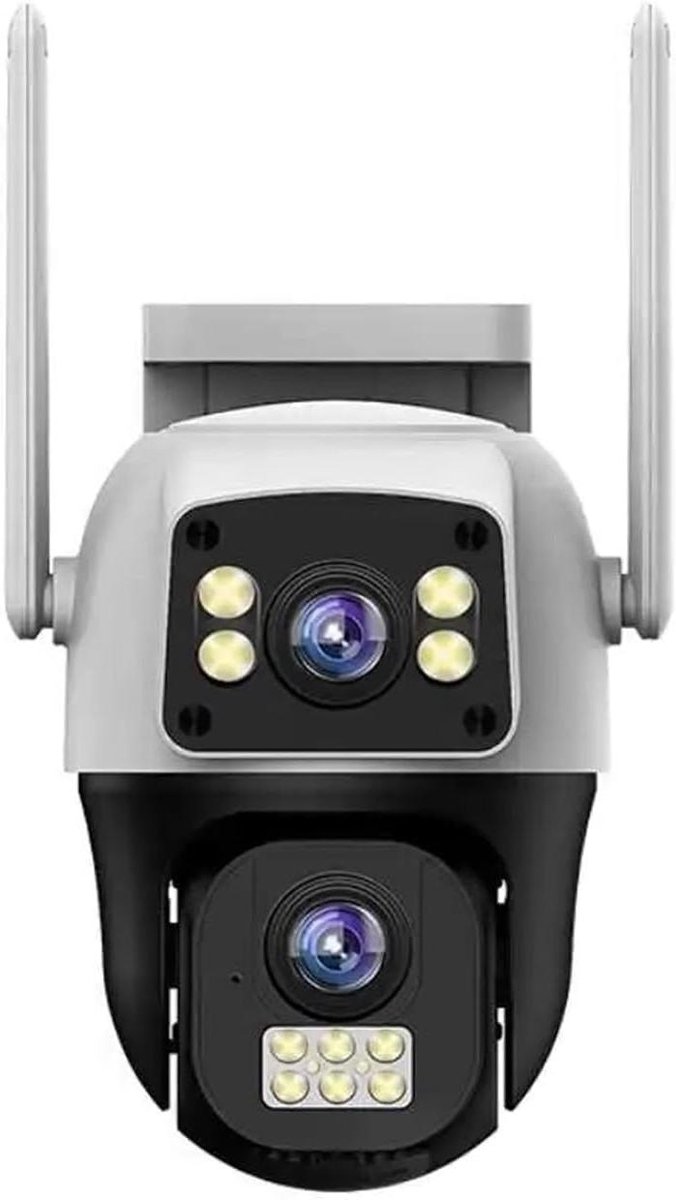 Beveiligingscamera Buiten - Slimme Camera - Huisbewaking - AI Bewegingsdetectie - 8MP - Wit