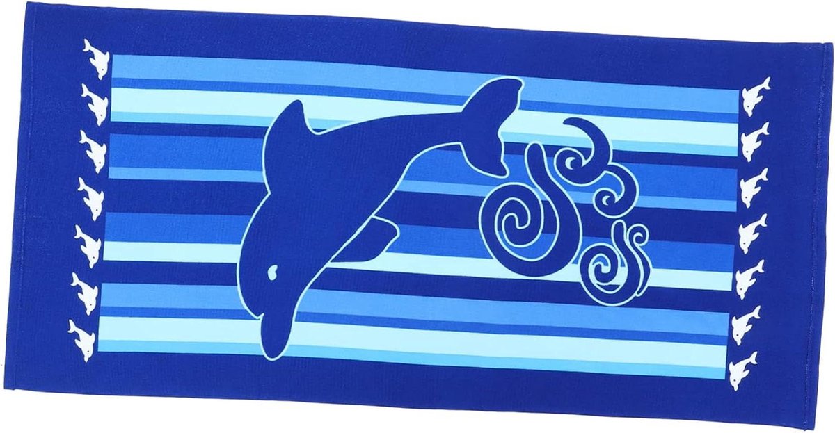 Sportdoek Handdoek - Strandlaken Zwemhanddoek - Snel Drogen - Superfijne Vezels - 150x70cm - Donkerblauw