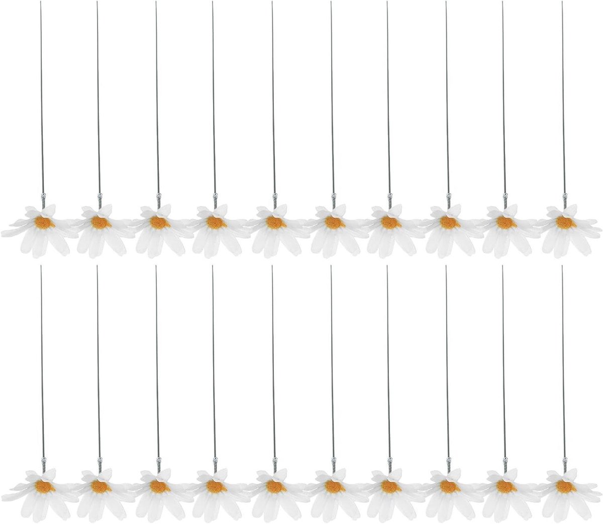 Bloemvormige Tuinstekers - Decoratieve Madeliefjes - Tuin Opfleuren - Weerbestendig Ontwerp - 20 Stuks - Meerkleurig