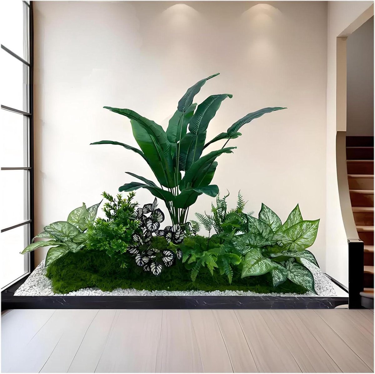 Kunstmatige Bamboeplant - Decoratie Boom - Privacy Creëren - Levensecht Uiterlijk - 1-2 Meter - Groen