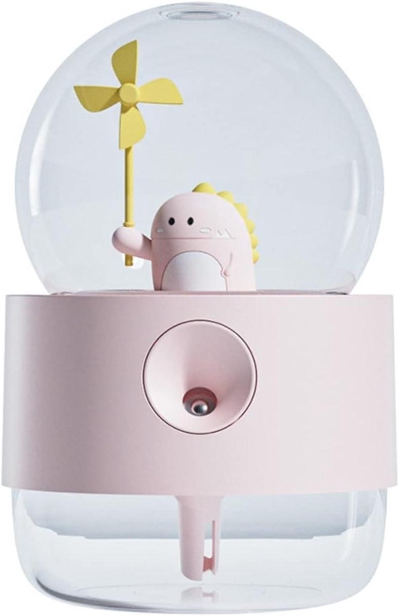 Luchtbevochtiger Muziek - Vernevelaar Diffuser - Rustgevende Sfeer - Stil Nachtlampje - 300 ml - Wit