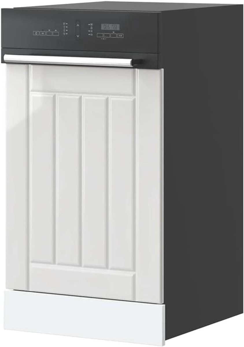Vaatwasser paneel Lucca Hoogglans Wit Engineered Hout jiangboyue-853889