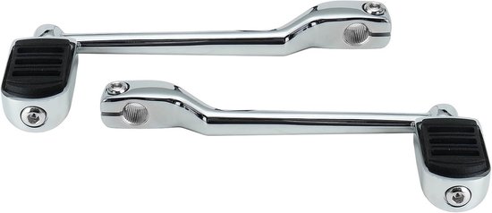 Schakelhendel Set - Hiel Teen - Motor Rijden - Duurzaam Aluminium - 1 Set - Chroom — afbeelding 5