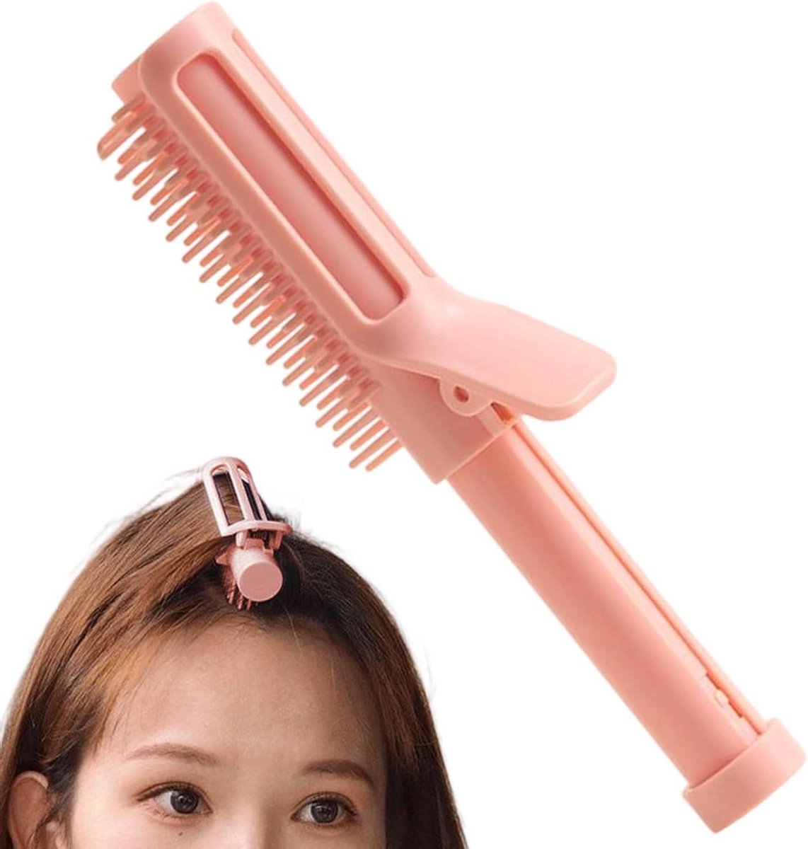 Krulborstel - Stylingkam Definitietool - Haar Volume Creëren - Hittebestendig ABS - 3.5 inch - Zwart