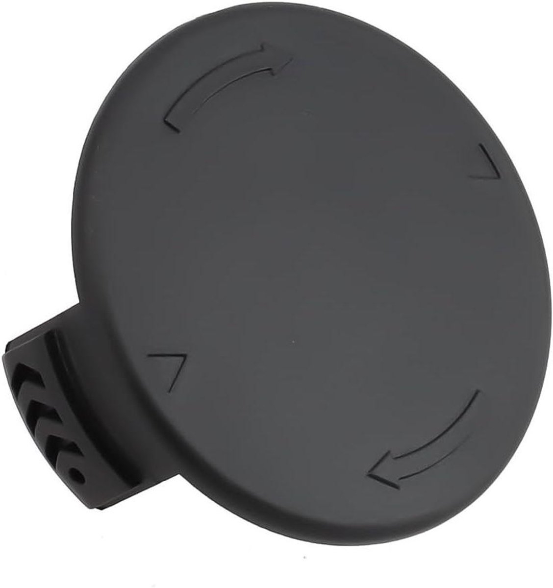 Spoel Cap - Grastrimmer Deksel Vervanging - Gras Maaien - Brede Compatibiliteit - 8 x 8 x 3 cm - Zwart