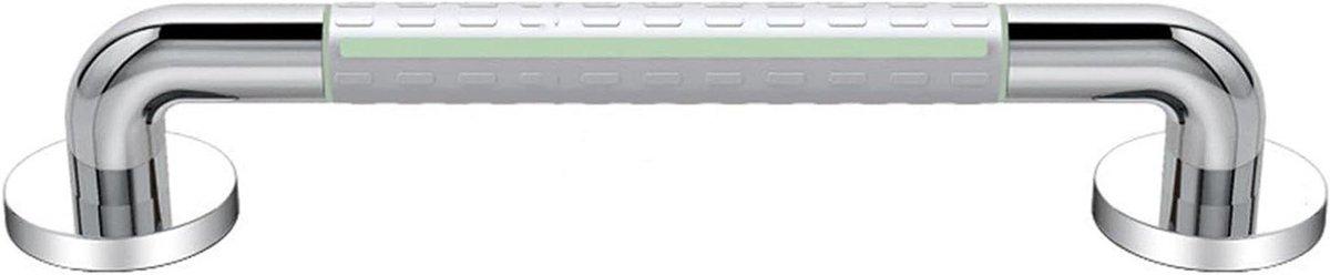 Badgreep Roestvrijstaal - Veiligheidshandgreep Douche - Veiligheid in Huis - Antislip Textuur - 50cm - Wit