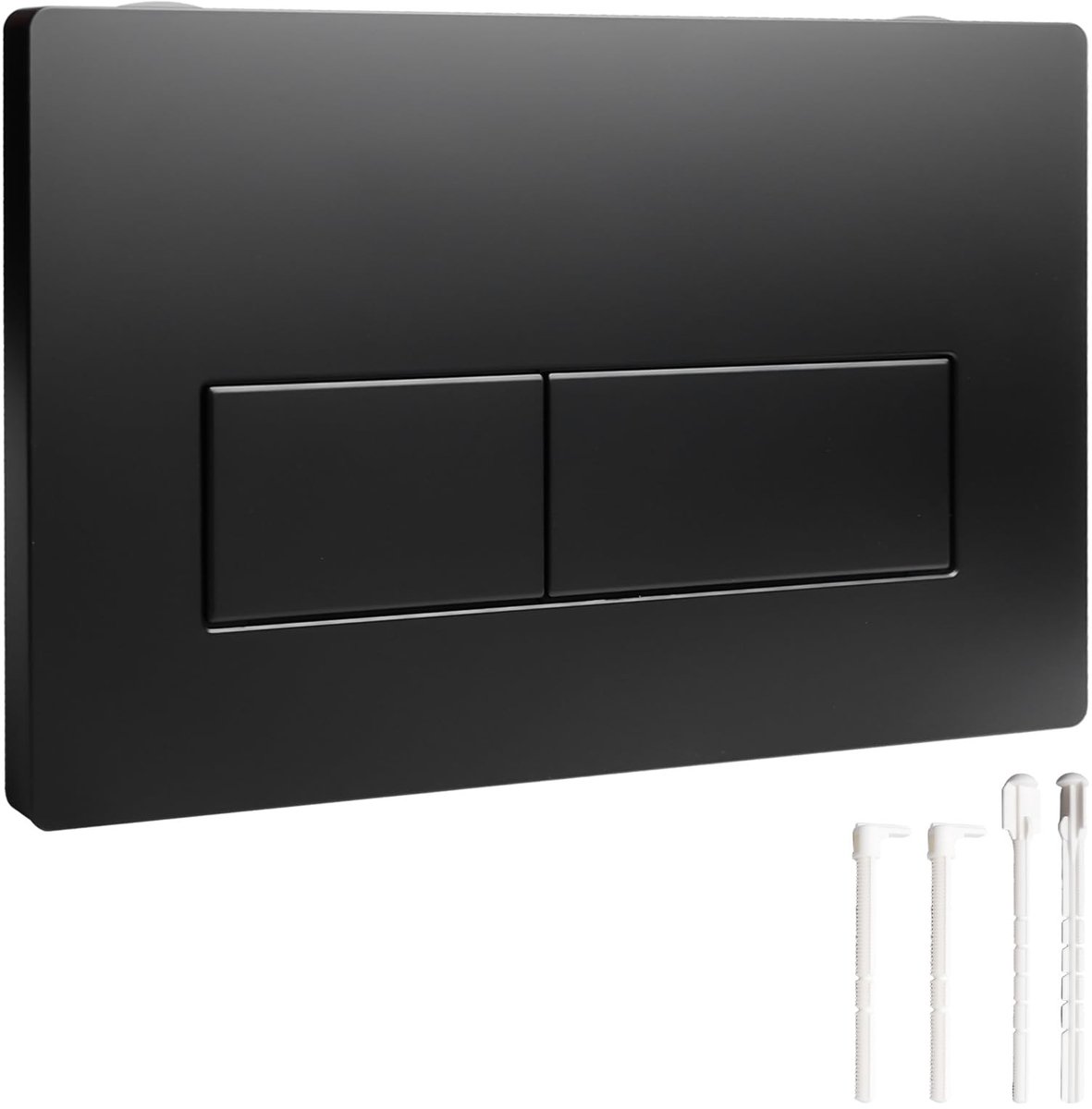 Dailygoods- Drukknop Duurzaam ABS - WC Drukplaat - Geberit Sigma/UP300/UP320 - Dubbele Spoelknop - Inclusief Spoelhefboomset - Makkelijk Schoon te Maken - Wc Bedieningsplaat